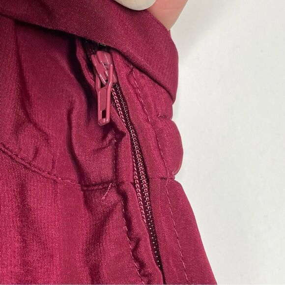 ModCloth On My Way A-Line Skirt Burgundy Bow Tie with pockets - Picture 4 of 9